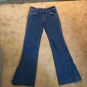 Stylish Indigo Flare Jeans for Women